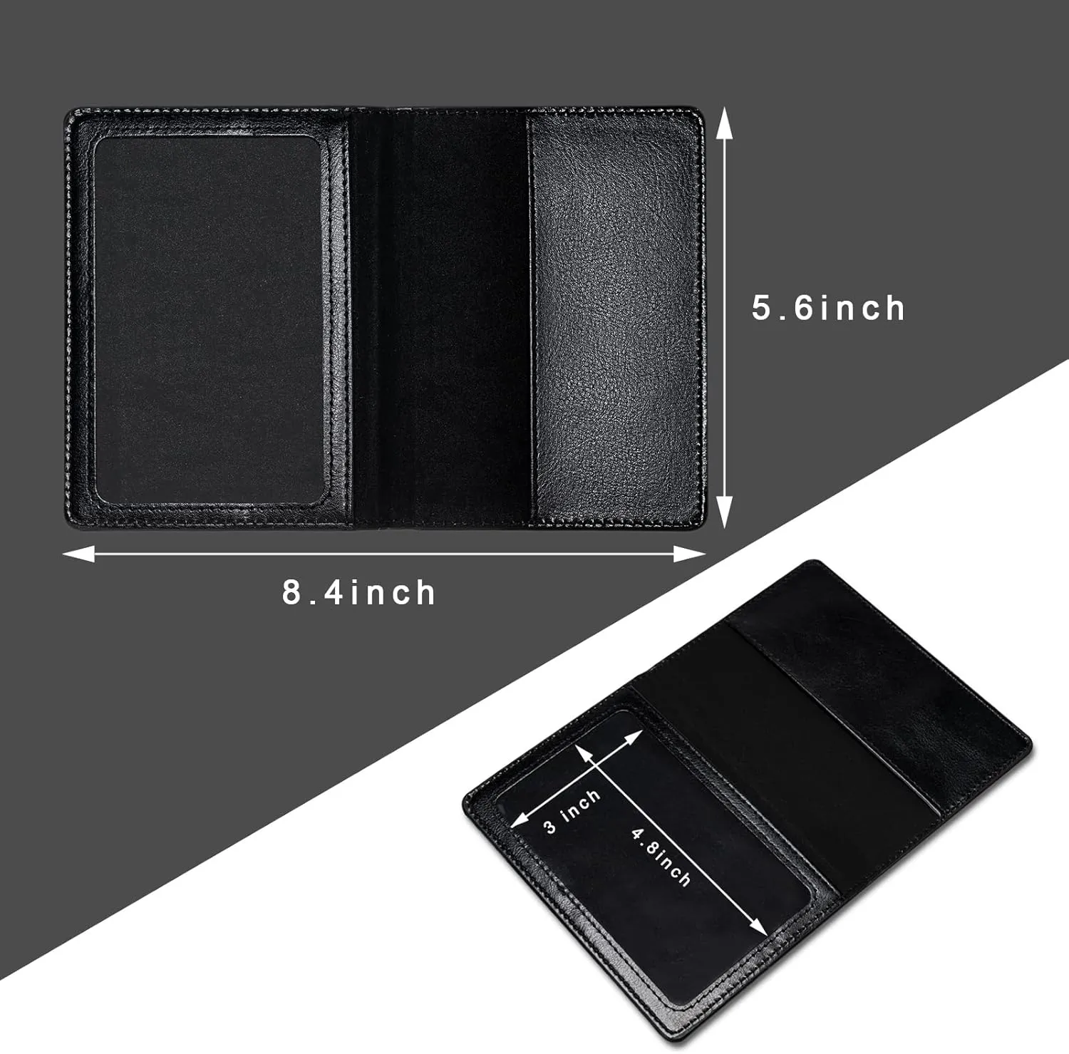 2 Pcs Passport holders??Ultra Slim passport wallet??PU Leather Passport Cover for Women and Men