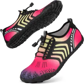ATHMILE Barefoot Shoes Women Water Shoes Wide Toe Non-Slip Aqua Beach Quick-Dry for Swim Kayak Lake Pool River Hiking Surfing Boating Fishing Diving Cruise Ship Essentials