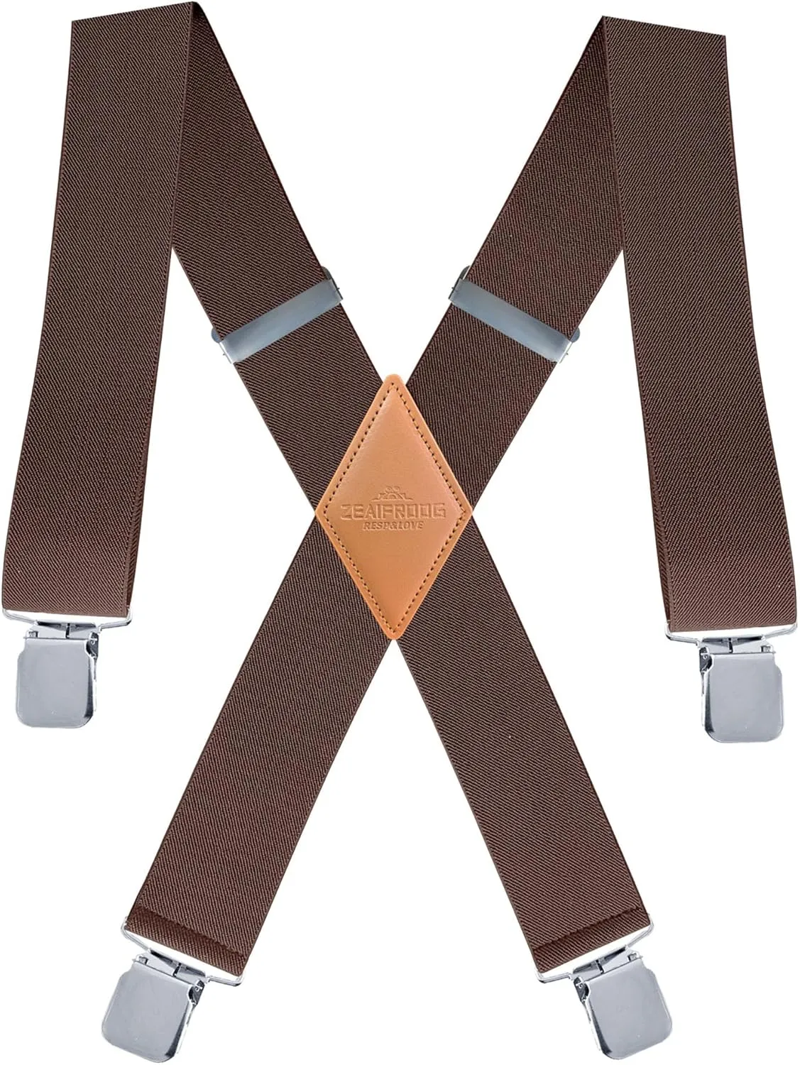 Heavy Duty Mens Suspenders.X-Shaped 2?? Wide Strong Clips Suspenders For Men Women.