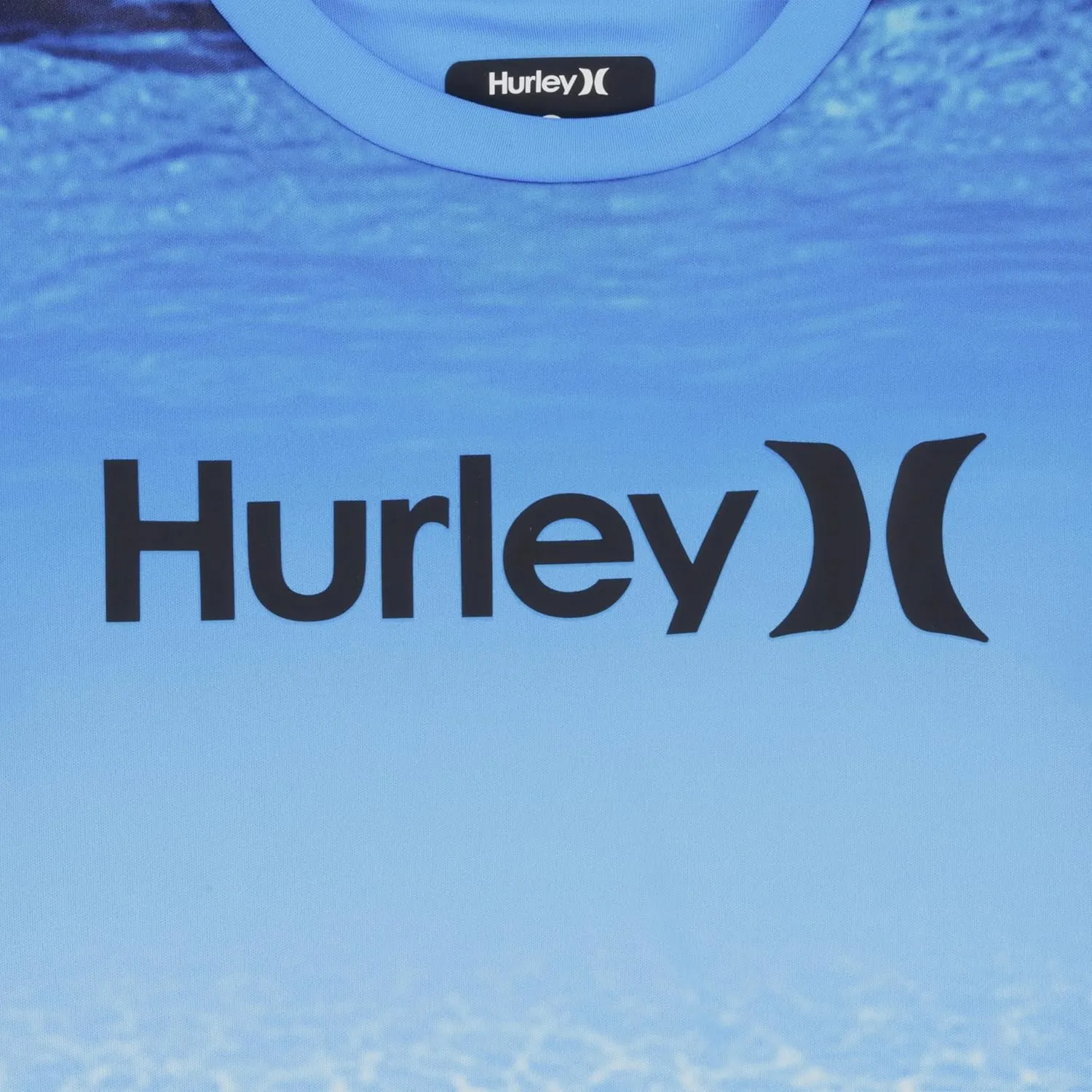 Hurley Boy's Graphic UPF 50  Rash Guard Swim Shirt