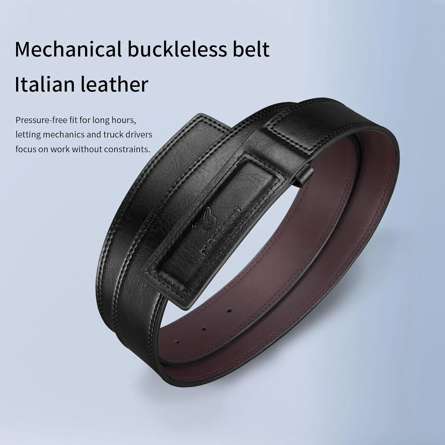 Mechanic Belts for Men No Scratch Buckleless Belt-Belts That Don T Dig into Belly