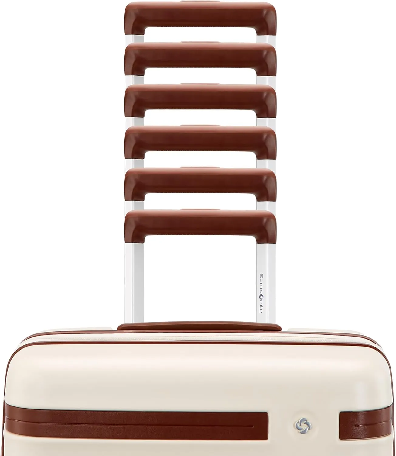 Virtuosa Hardside 21 Inch Carry On Luggage - Airline Approved with 360?? Spinner Wheels, RightHeight? Adjustable Handle - Zippered WetPak? - TSA Lock - Expandable Light Polycarbonate Shell - Off White