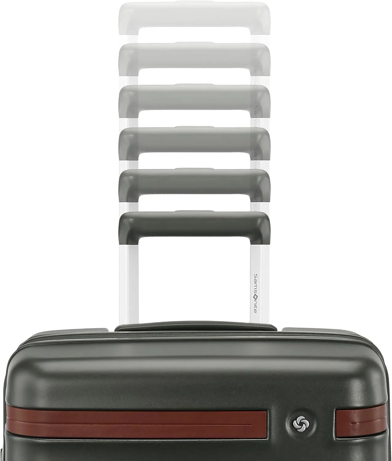 Virtuosa Hardside 21 Inch Carry On Luggage - Airline Approved with 360?? Spinner Wheels, RightHeight? Adjustable Handle - Zippered WetPak? - TSA Lock - Expandable Light Polycarbonate Shell - Pine Green